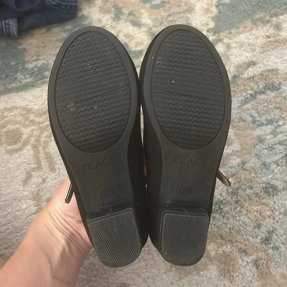 Children’s place black sparkle heels size 12 - Picture 6 of 9